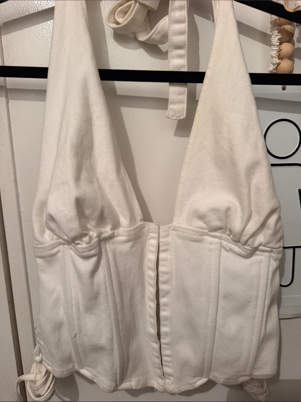 Windsor White Girls' Halter One-Piece